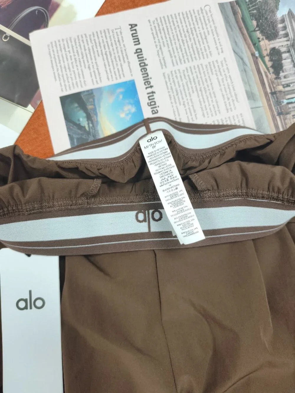 Alo Yoga Espresso/Brown Suit Up Trouser🍩Regular 30-inch length🥳